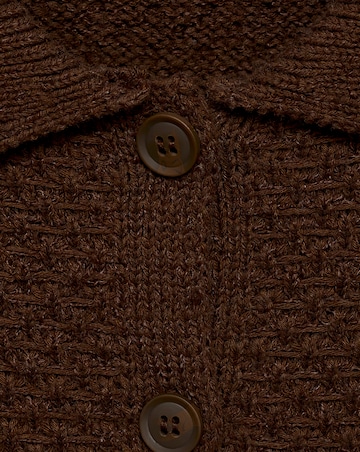 Mango Polo Neck Knitted Choco Jacket