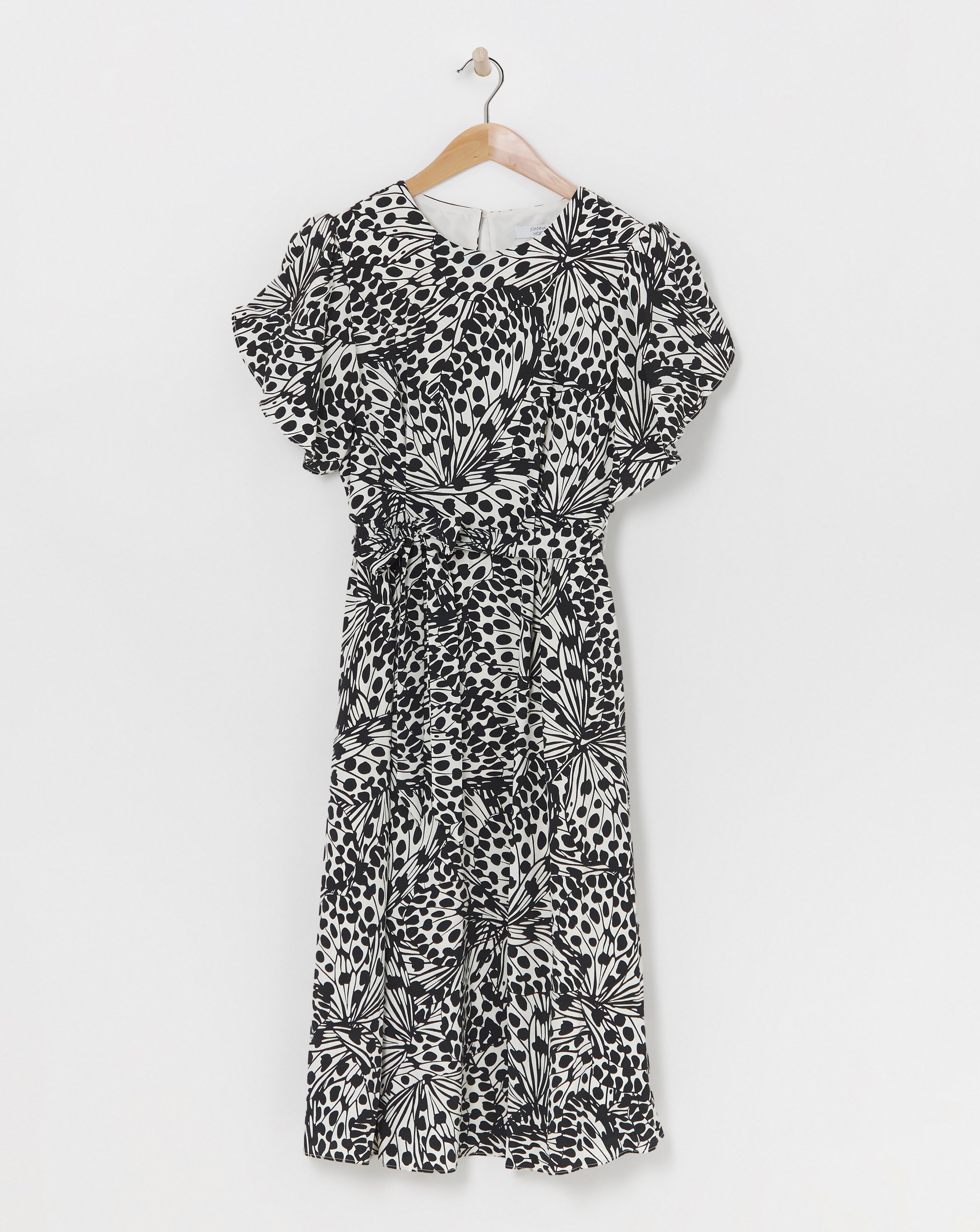 Joanna Hope Floral Petal Sleeve Dress