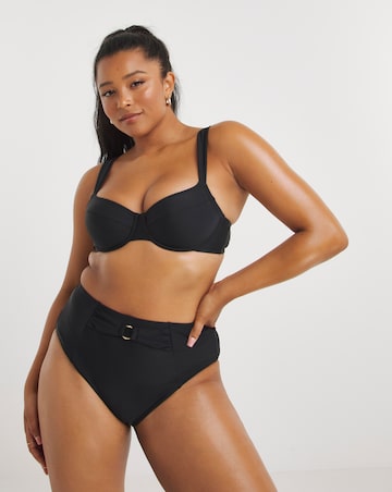 Figleaves RENE High Waist high leg belted brief