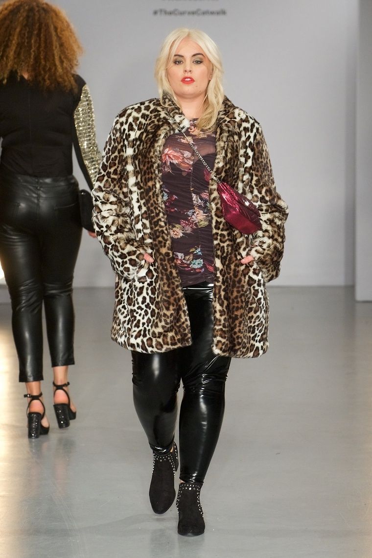 Felicity Hayward on the Simply Be catwalk