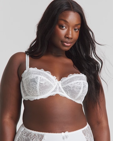 Pretty Secrets Ella Lace Multiway Wired Bra B-J - White