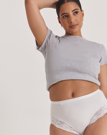 Sloggi 2Pack Romance Maxi Knickers White