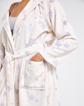 Pretty Secrets Fleece Midi Dressing Gown