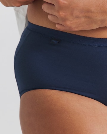 Sloggi (3 Pack) Basic Midi Knickers Navy Multi
