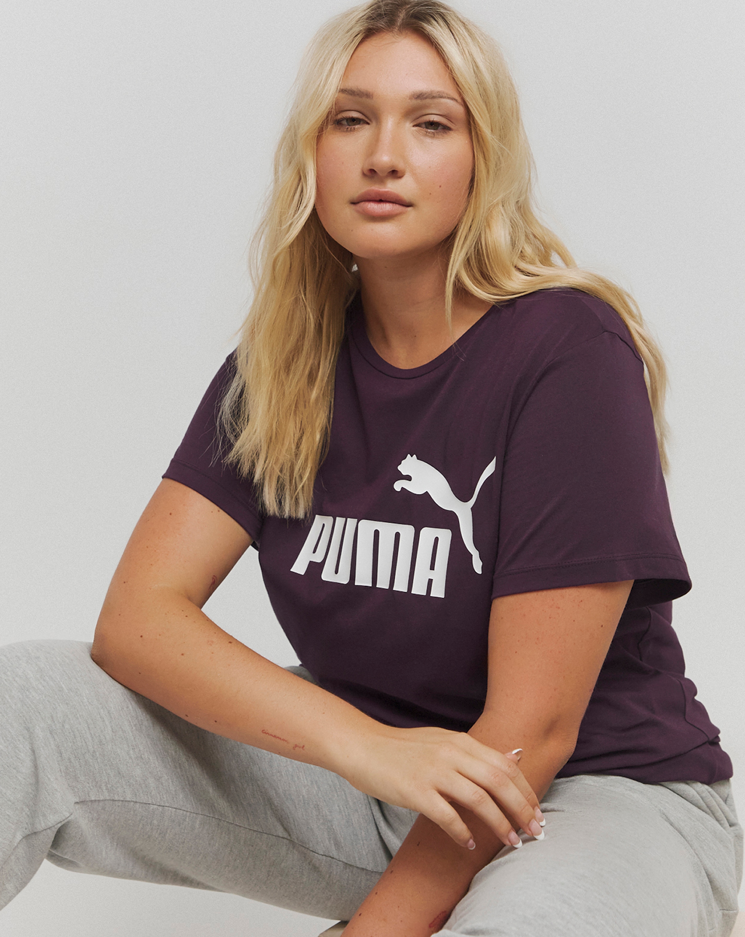 PUMA Essentials Logo T Shirt Simply Be