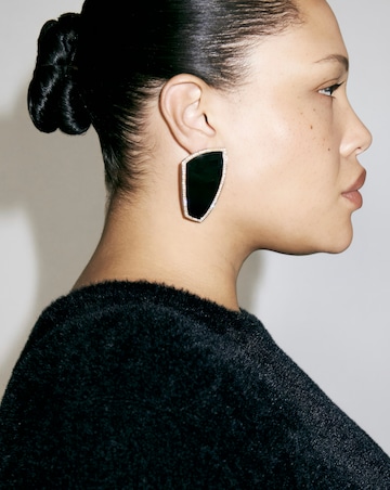 Mango Black Short Sleeve Jumper