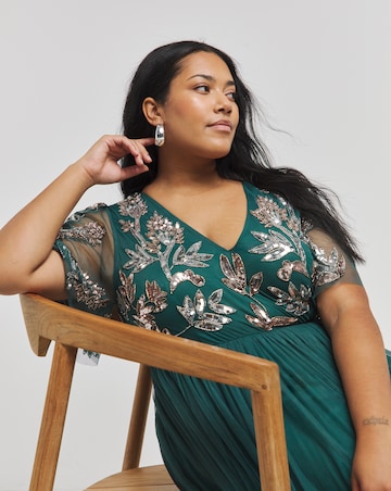 Maya Embellished Maxi Dress