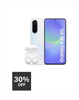 Samsung Galaxy A36 5G 256GB - Awesome White &amp; Buds FE Bundle