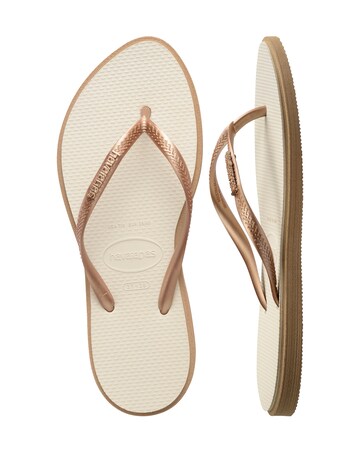 Havaianas Slim Point Nude Sandals
