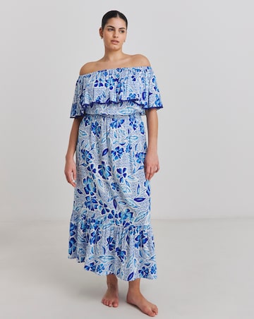 MAGISCULPT Bardot Beach Dress