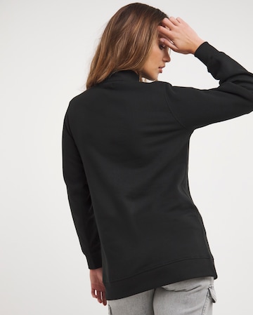 Black Half Zip Tunic