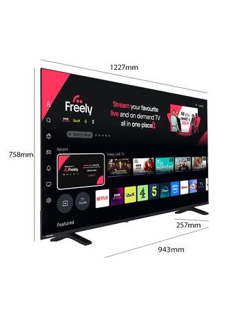 Toshiba 55UV1563DB 55in 4k Ultra HD Smart TV with Freely