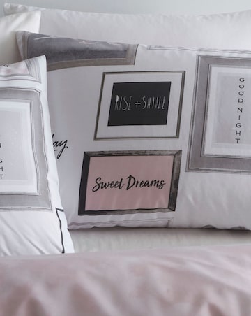 Catherine Lansfield Sleep Dreams Blush Duvet Set