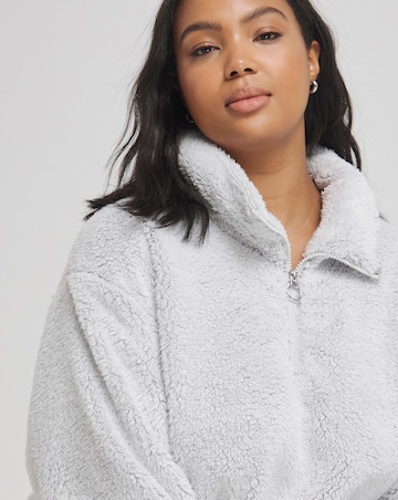 Pretty Secrets Funnel Neck Fleece Snuggle Top