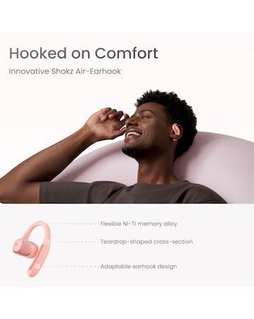 Shokz OpenFit Air Open Ear Headphones Pink