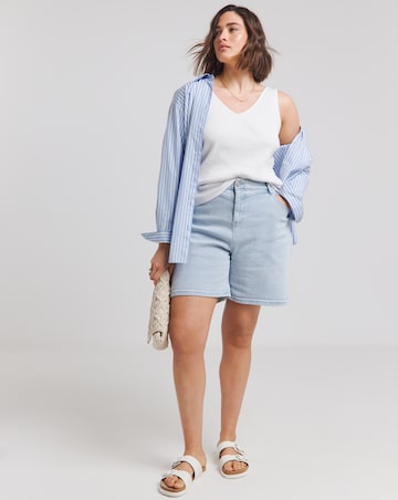 Simply Be White & Orange 2 Pack Multiwear Vests