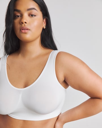 Pretty Secrets 3 Pack Comfort Tops Fits Up To D - White