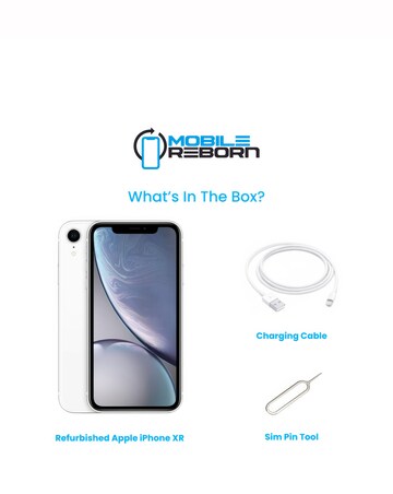 Refurbished Apple iPhone XR 64GB - White (Pristine Condition)