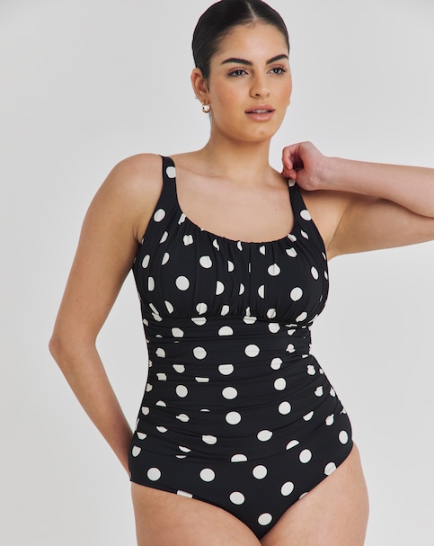 MAGISCULPT Lose Up To An Inch Shaping Swimsuit Spot Print