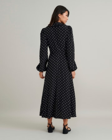 Nobody's Child Otillie Spot Midi Dress