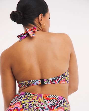 Joe Browns Zebra Non Wired Bikini Top