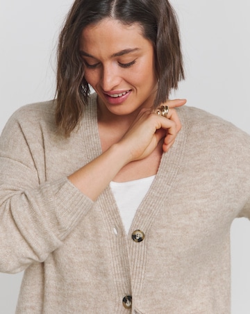 Oatmeal Boyfriend Cardigan