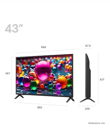 LG 43UA75006LA 43in 4K Ultra HD Smart TV