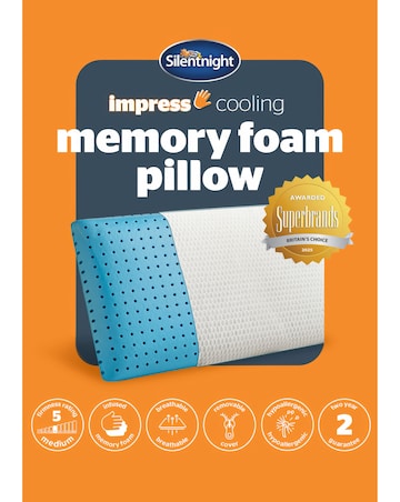 Silentnight Impress Cooling Memory Foam Pillow