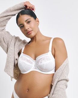 Fantasie Fusion Lace Full Cup Wired Bra White