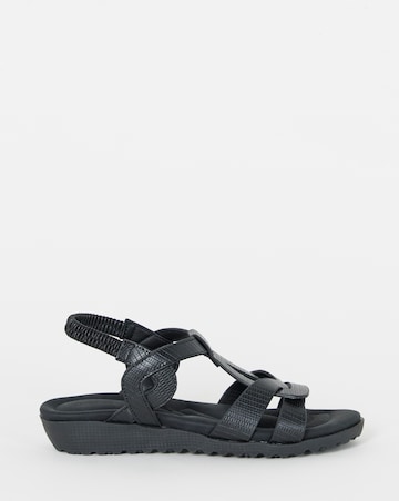 Larisa Twist Detail Comfort Sandals - Extra Wide Fit (EEE)
