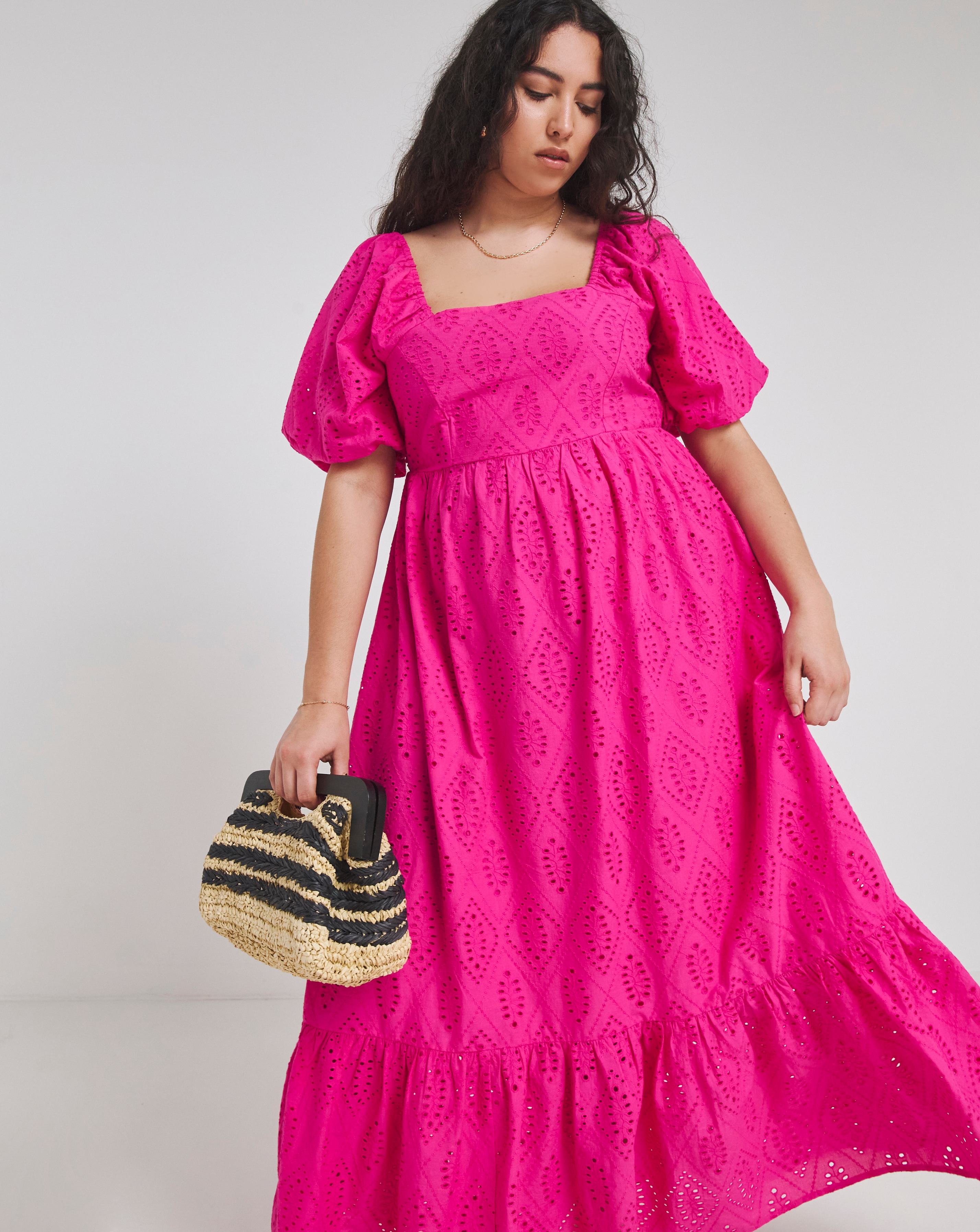 Simply be pink dress sales
