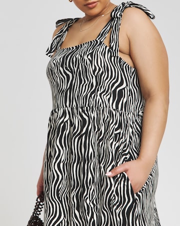 Simply Be Mono Supersoft Jersey Maxi Dress