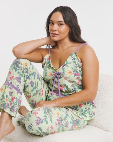Joe Browns Garden Craft Cami Pyjama Set Floral Print