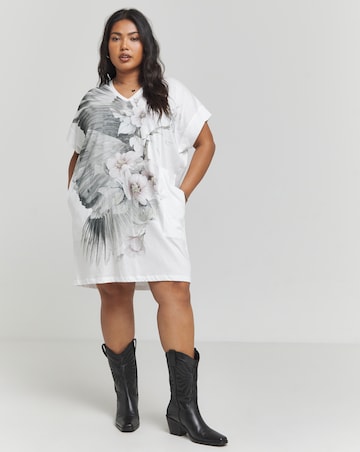 Religion Aviate Floral V-Neck Dress