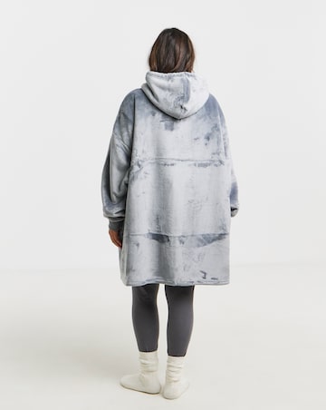 Pretty Secrets Zip Through Oversized Hooded Lounge Dress