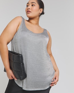 Simply Be Silver Chainmail Vest