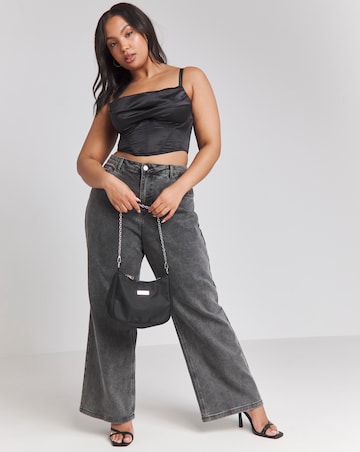 Simply Be Sexy Satin Cowl Neck Corset