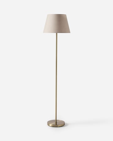 Owen Cream and Brass Floor Lamp