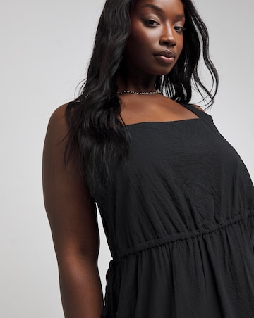 Nobody's Child Black Zainub Midi Dress