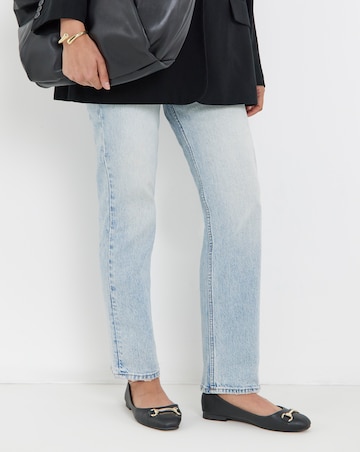 Tandra Classic Ballerina With Snaffle Trim - Extra Wide Fit (EEE)