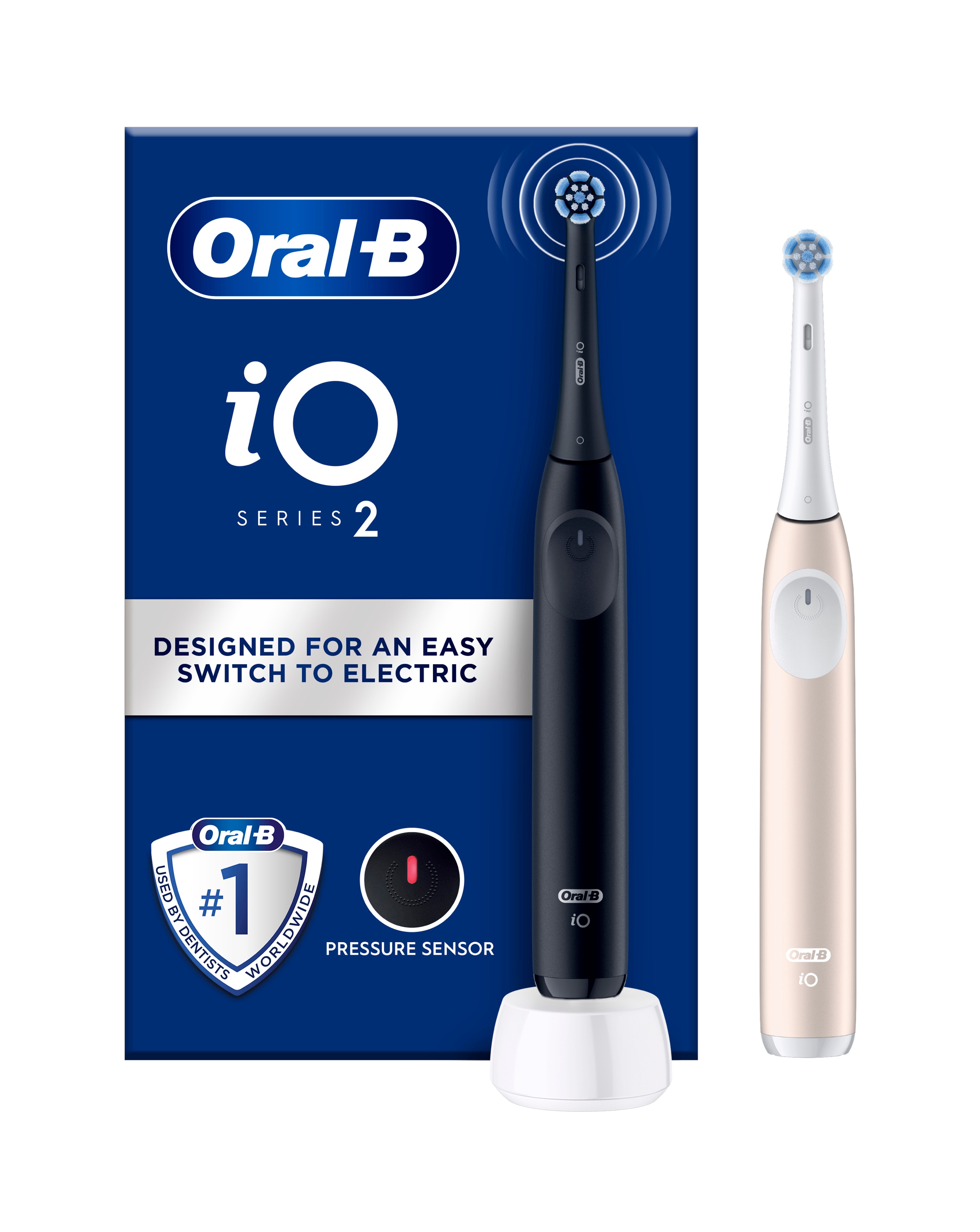 Oral-B iO2 Series Night Black / Calm Pink + Extra Handle | Simply Be