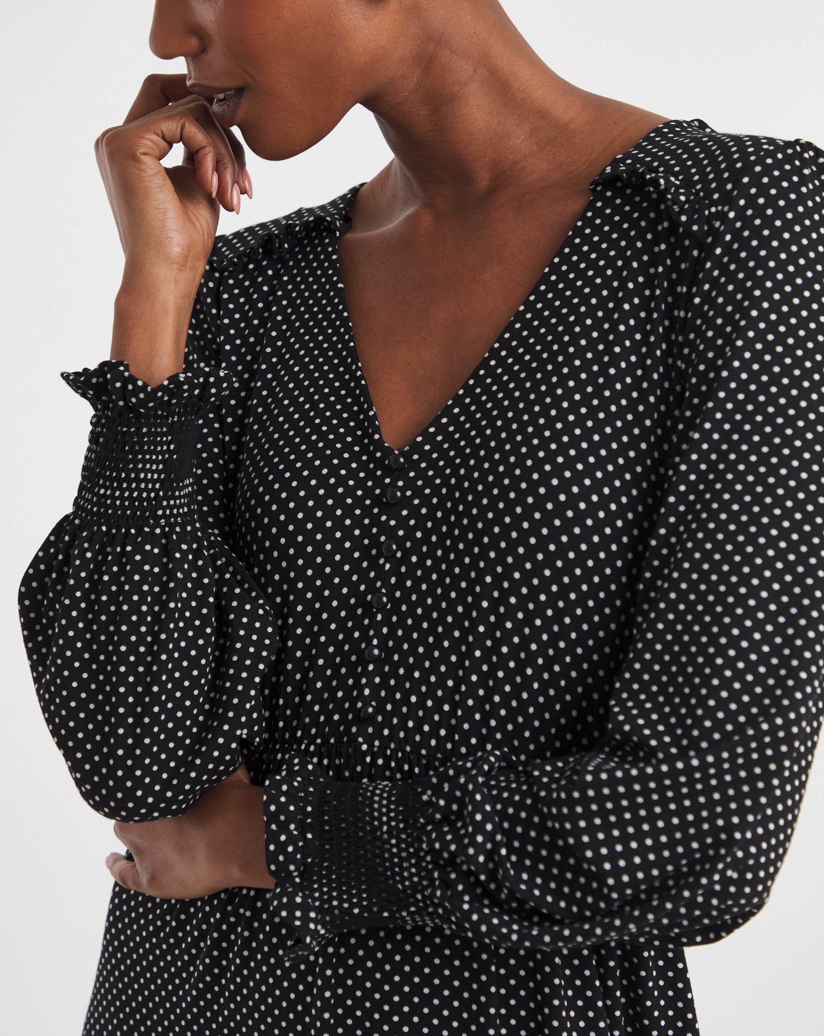 joe browns polka dot dress Joe Browns Prettiest Polka Dot Dress - Black