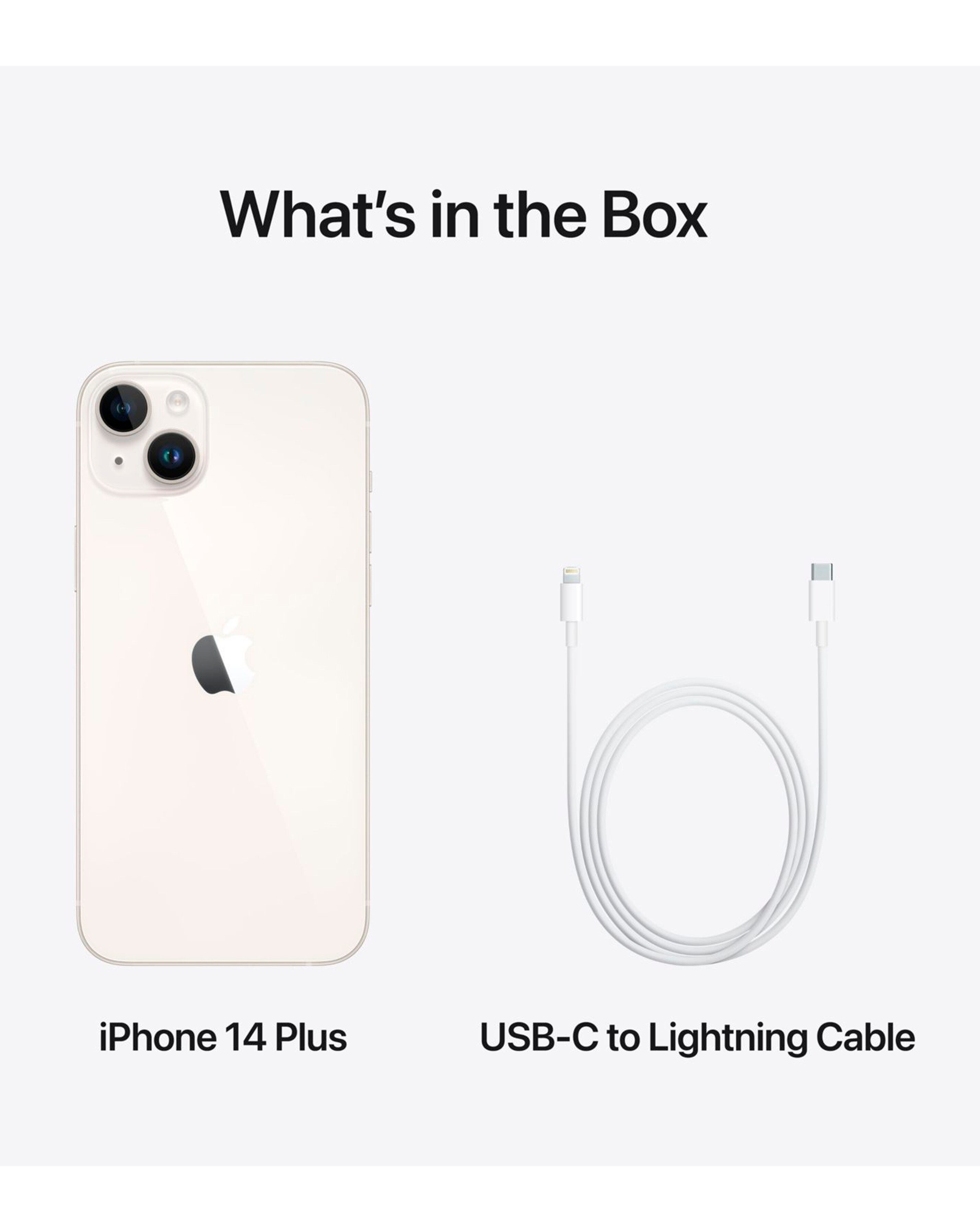 Apple iPhone 14 128GB - Starlight | Simply Be