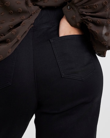 Black Cosy Weekender Wide Leg Jegging