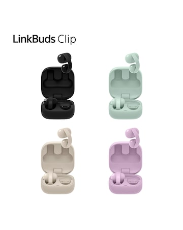 Sony LinkBuds Clip Open-Ear True Wireless Earbuds - Lavendar