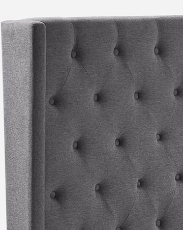 Allegra Winged Fabric Bedframe