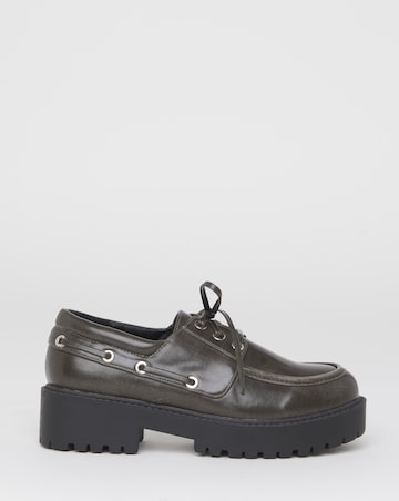Link Chunky Lace Up Boat Shoes - Extra Wide Fit (EEE)