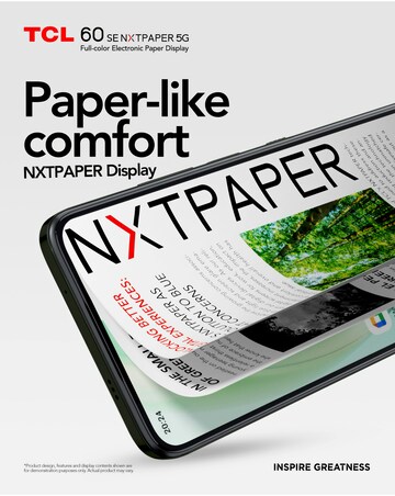 TCL 60 SE NXTPAPER 5G 256GB - Space Grey
