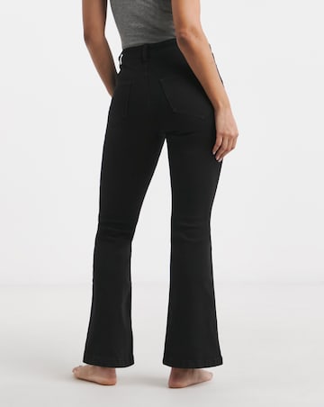 Kim Black High Waist Super Soft Bootcut Jeans