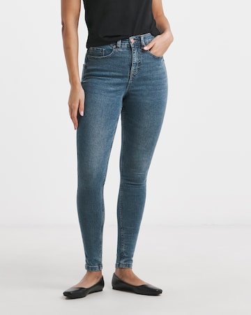24/7 Light Mid Wash Skinny Jeans